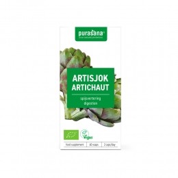 GratisVerzendingPurasanaArtisjokExtract300mg60vegacapsules