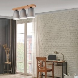EnvostarRiscoplafondlamp3-lampsstoffenkapgrijs