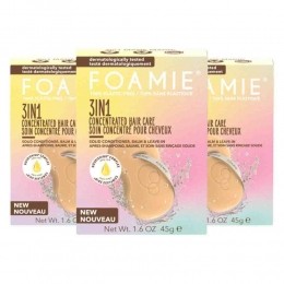 3xFoamieConditionerBar3in1ManeMagic45gr