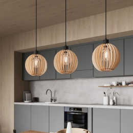 EnvostarClayhanglampberkenmultiplex3-lamps