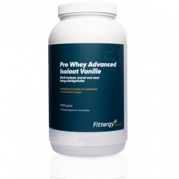 FittergySupplementsProWheyAdvancedIsolateVanille1000gr