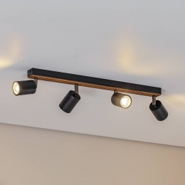 EnvostarTinoplafondspot4-lampszwarthout