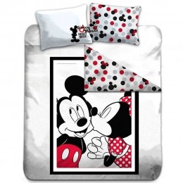 MinnieenMickeyMouseDekbedovertrekKiss-1-persoons140x200cm