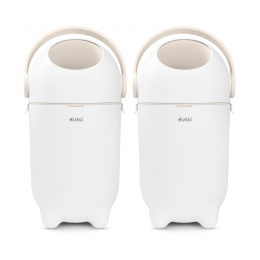 Dutsi-DesignLuieremmerDuopack100GeurvrijRuimtevoor40luiers-Incl80Zakjes-Beige