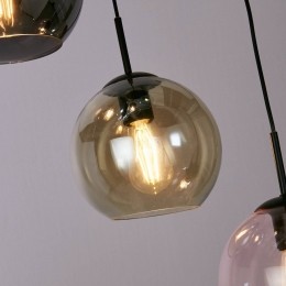 SearchlightHanglampMardiGrasII5-lampsrondzwart