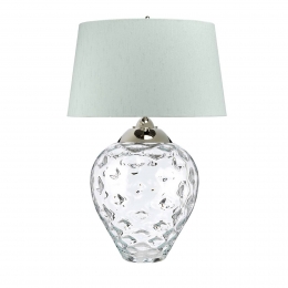 QuintiesseTafellampSamara51cmhelderstofglas2-lamps