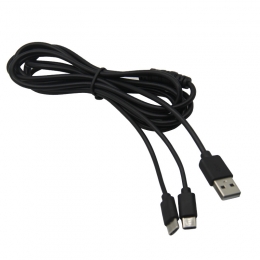DuoOplaadkabelFastChargeDataCablevoorPS5DualSenseController-USB-C-2m