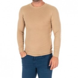 T-ShirtLangeMouwKissesampLove1625-H-CAMEL