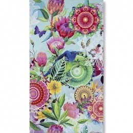 HIPChessStrandlaken100x180cmMandalasBloemenKleurrijkZachtKatoenVeloursSneldrogendAbsorberend