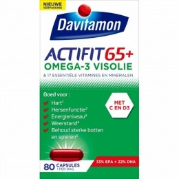 GratisVerzending4xDavitamonActifit65Omega-3Visolie80capsules