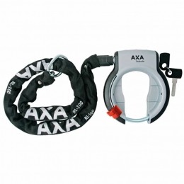 AXADefenderRingslotGrijsRLC100PlusinsteekkettingZwart