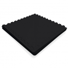 VloermattenRubber-Beschermingsmatten-4matten8eindstukken-Puzzelmat-Puzzelmat-Zwart-GorillaSports
