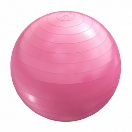 Fitnessbal55cm-inclPomp-Gymbal-Yoga-Belastbaartot500kg-Roze-GorillaSports