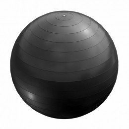 Fitnessbal55cm-inclPomp-Gymbal-Yoga-Belastbaartot500kg-Zwart-GorillaSports