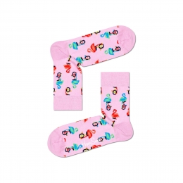 HappySocksFlamingoHalfCrewSokken