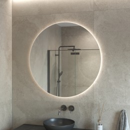 BWSBadkamerspiegelSparkRondmetLEDverlichting140cm