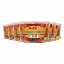 6xHariboSpenen150stuks