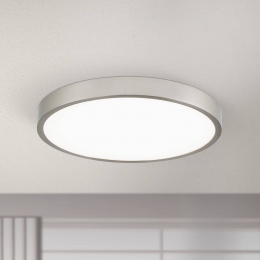 ORIONBullyLEDplafondlampmatnikkel28cm