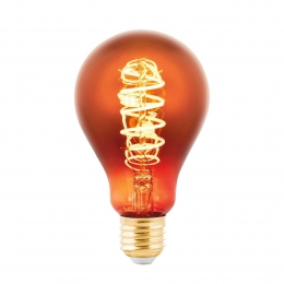EGLOLEDlampE27filament4W2000Kkoperbedampt