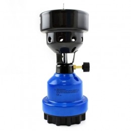 2-in-1CampingGasbrander-CampingGaskoker-GasKolenbrander-Blauw