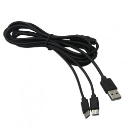 DuoOplaadkabelFastChargeDataCablevoorPS5DualSenseController-USB-C-2m