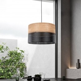 TKLightingNicolhanglampzwarthout-effect50cm1-lamp3xE27