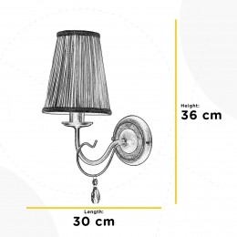 ONLIDeliawandlampbronskleurig1-lampbreedte15cm