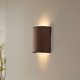EnvostarwandlampIdunbruinhoogte24cmnatuurlijkmateriaalveganistisch