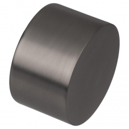 LeenBakker-EindknopGordijnroede-GunMetal28Mm-S22016384-Metaal-Grijs