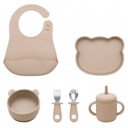 Dutsi-Beertje-BabyEetset-PerfecteStartersetvoorJongeEters-Taupe