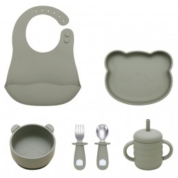 Dutsi-Beertje-BabyEetset-PerfecteStartersetvoorJongeEters-Sage