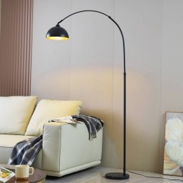 LindbyvloerlampTonkazwartgoudmetaal25cm