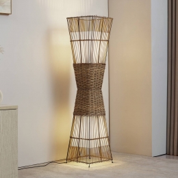 LindbyJacintovloerlampbamboehennephoogte130cm