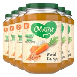 6xOlvaritMaaltijd6mWortelKipRijst200gr