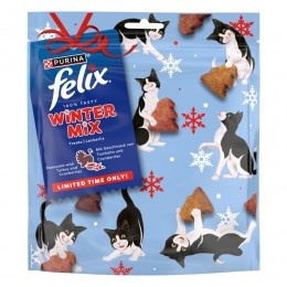 5xFelixKattensnackPartymixWinterMix200gr