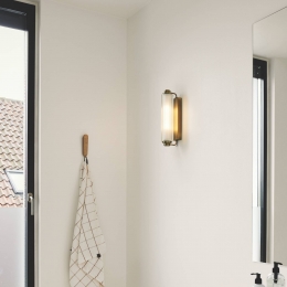 NordluxWandlampNimalDoubleIP44kunststofmetaalmessing