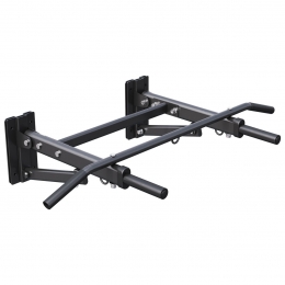 Optrekstang4-in-1-Pullupbar-InklapbaarRuimtebesparend-Max300kgBelastbaar-Zwart-GorillaSports