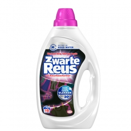 WitteReusVloeibaarWasmiddelZwarteReus19Wasbeurten855ml