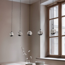 LucandeLEDhanglampHayleyzwart5-lampslangwerpig