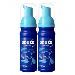 2xDOUXOSPAMousseZonderUitspoelenHond150ml