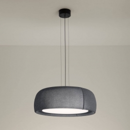 LEDS-C4LEDhanglampGonggrijs3000K612cmstof