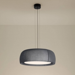LEDS-C4LEDhanglampGonggrijs4000K612cmstof