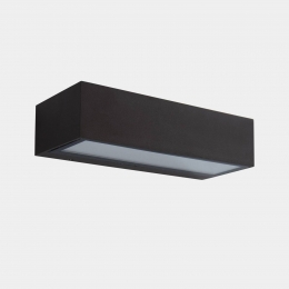 LEDS-C4LEDbuitenwandlampNemesisbruinbreedte195cm
