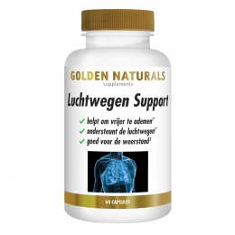GratisVerzendingGoldenNaturalsLuchtwegenSupport60vegacapsules
