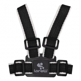 LorelliSafetyHarnessBlackWhiteKinderstoelTuigjemetLooplijn1001005-0002