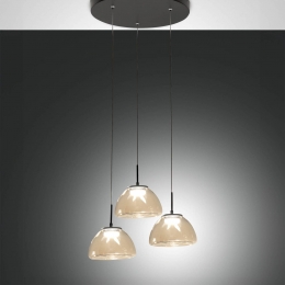 FabasLuceLEDhanglampLucille3-lampscognackleurigCCT