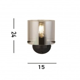 SearchlightWandlampZwedenzwartrookgrijs1-lampstaalglas