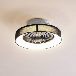LindbyplafondventilatorMacezwartstil47cm