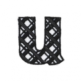 Iron-onletterUzwartwit