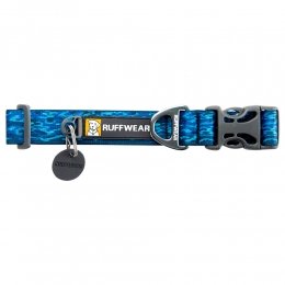 RuffwearHondenhalsbandFlatOutCollarblauwMaat28cm-36cm